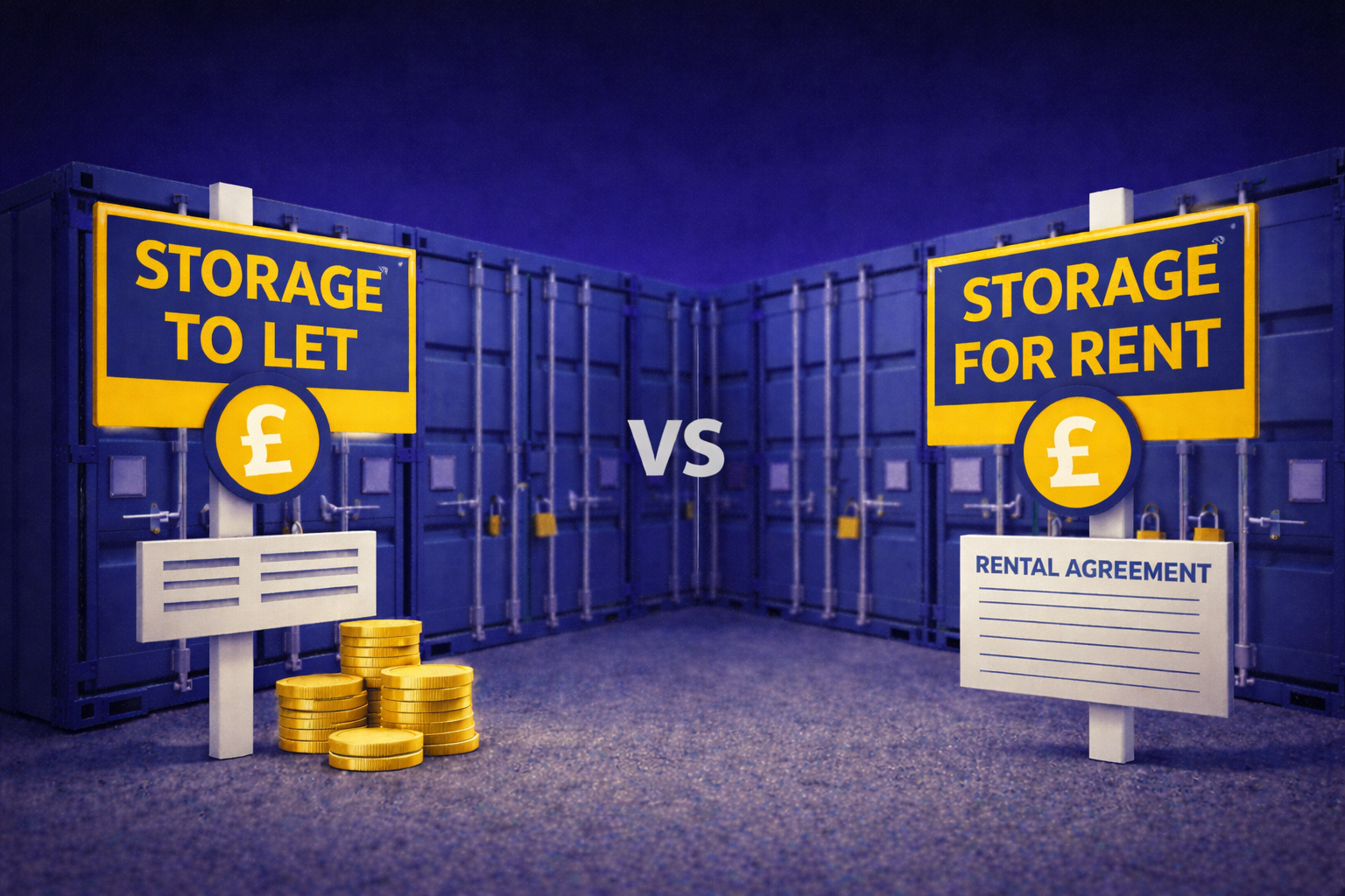 Storage to Let vs Storage for Rent Whats the Difference